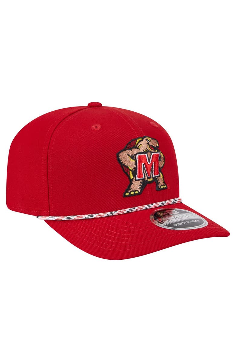 New Era Men's New Era Red Maryland Terrapins Gameday Multi-Rope 9SEVENTY Stretch-Snap Hat, Alternate, color, Red