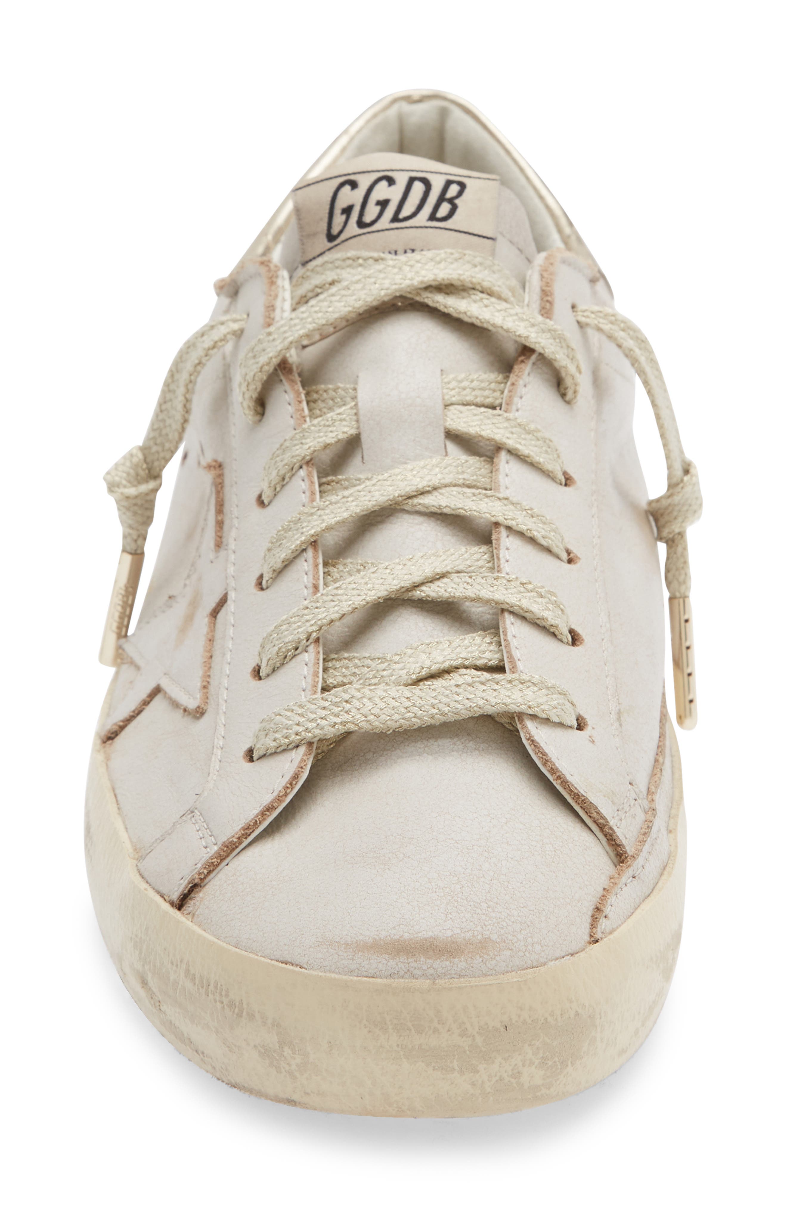 Golden Goose Super-Star Sneaker, Alternate, color, Beige/ Platinum