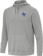 ANTIGUA Men's Antigua Heather Gray Air Force Falcons Cloud Pullover Hoodie