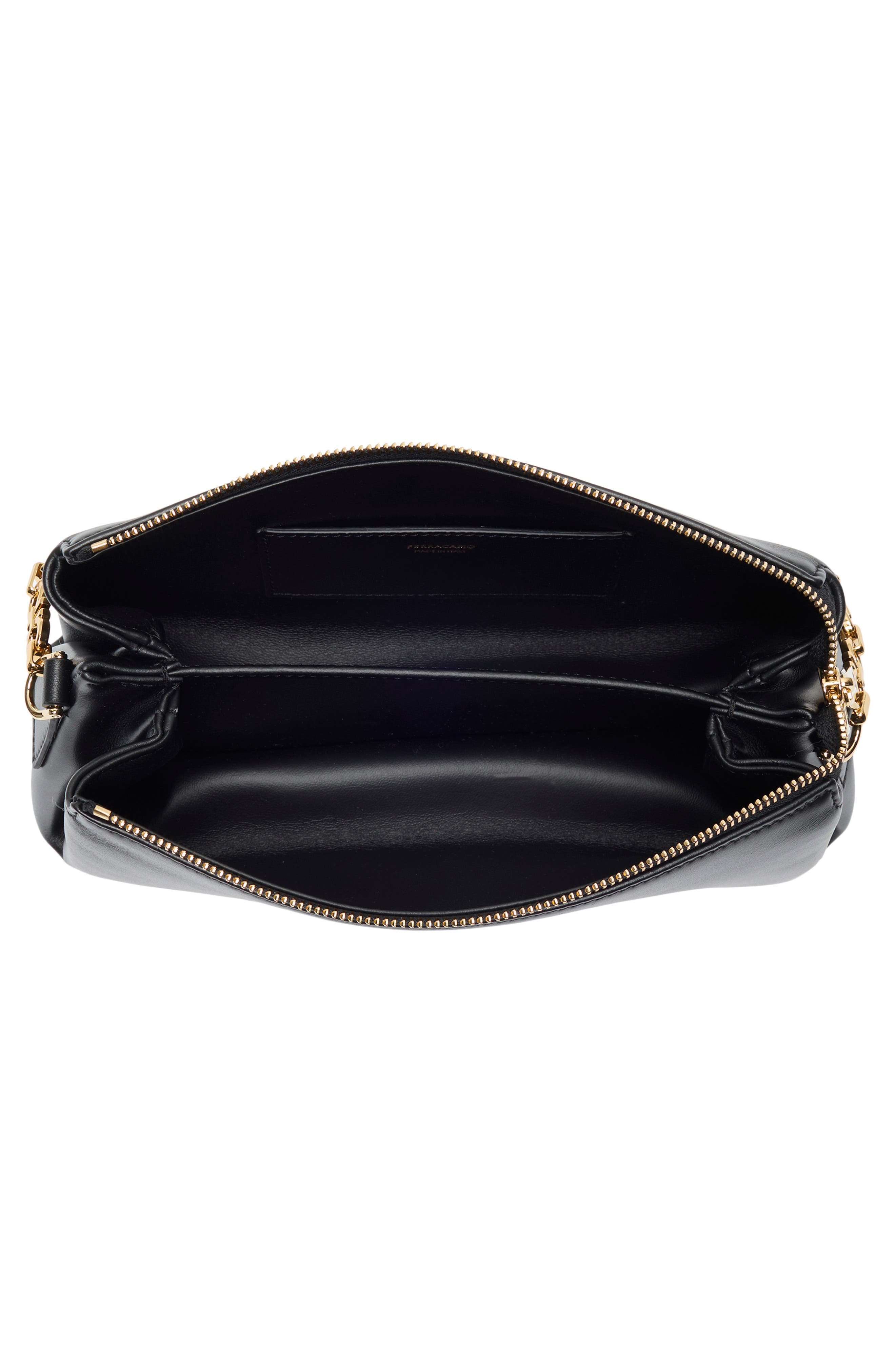 FERRAGAMO Mini New Line Shoulder Bag, Alternate, color, Nero