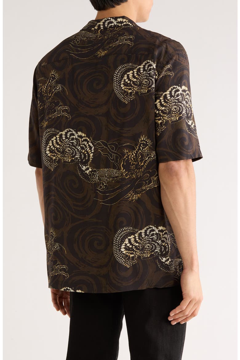 Sidewinder Camp Shirt, Alternate, color, KELP GREEN