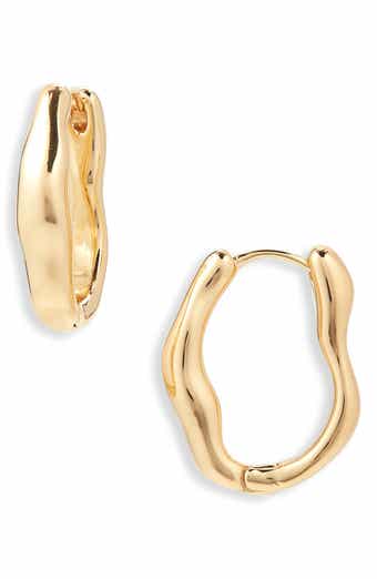 Panacea Wave Hoop Earrings