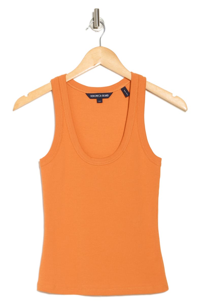 Veronica Beard Birke Stretch Cotton Tank, Alternate, color,