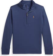 Polo Ralph Lauren Kids' Cotton Quarter Zip Pullover