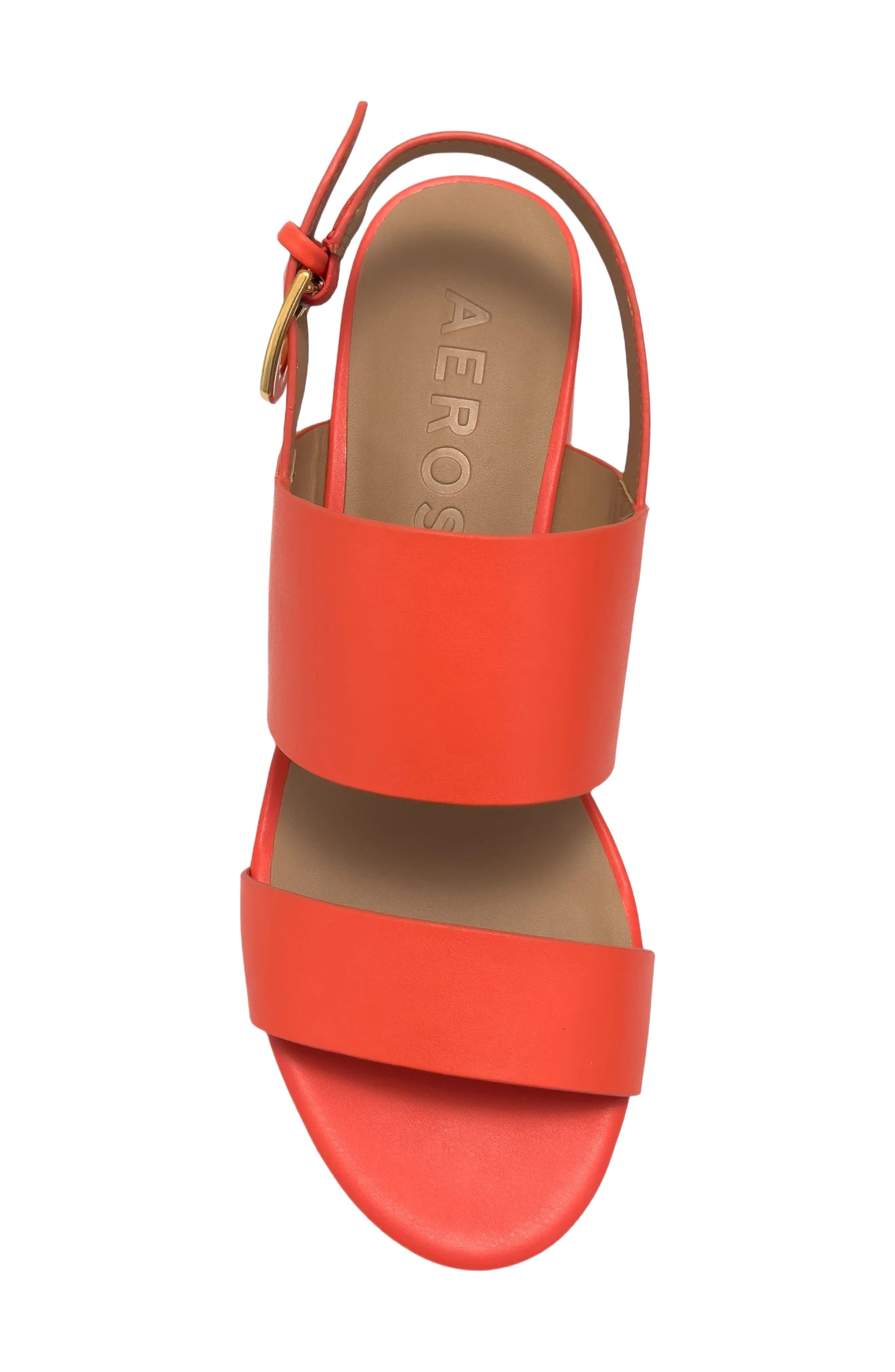 Camila Platform Sandal, Alternate, color, ORANGE