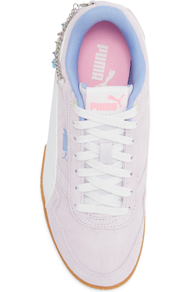 PUMA Kids' Bella Donna Playful Charms Sneaker, Alternate, color, Lilac Frost/ White/ Lavender