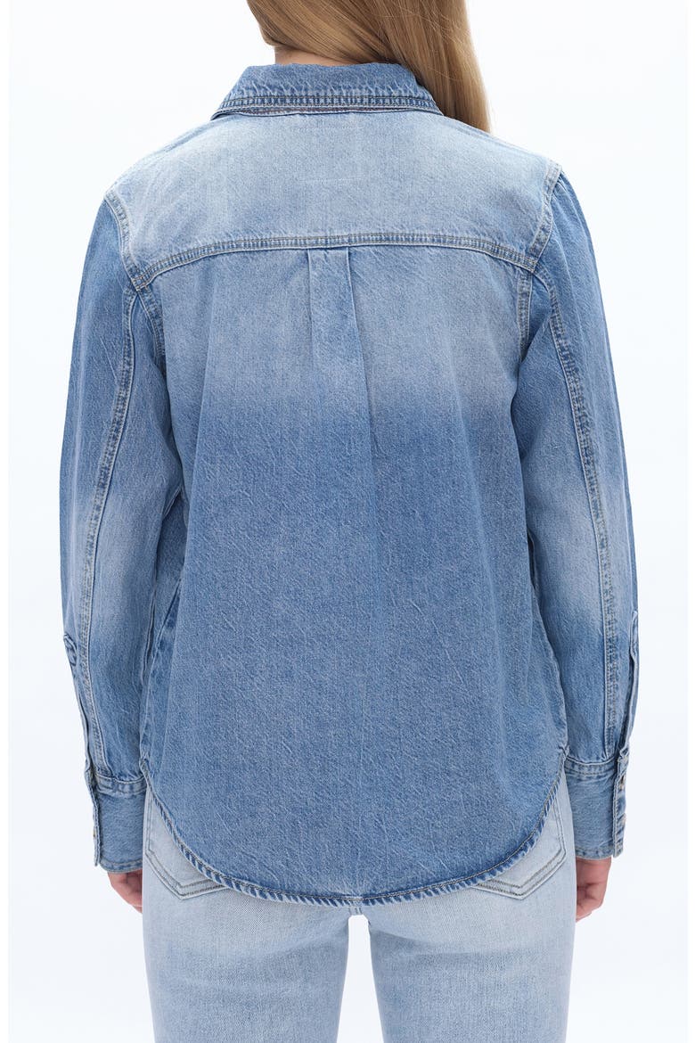 Classic Denim Button-Up Shirt, Alternate, color, CAMBRIDGE