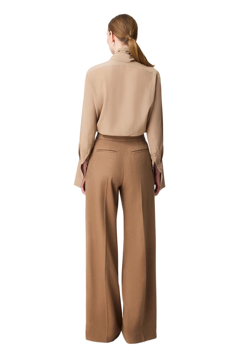 Pleated Trouser, Alternate, color, Camel