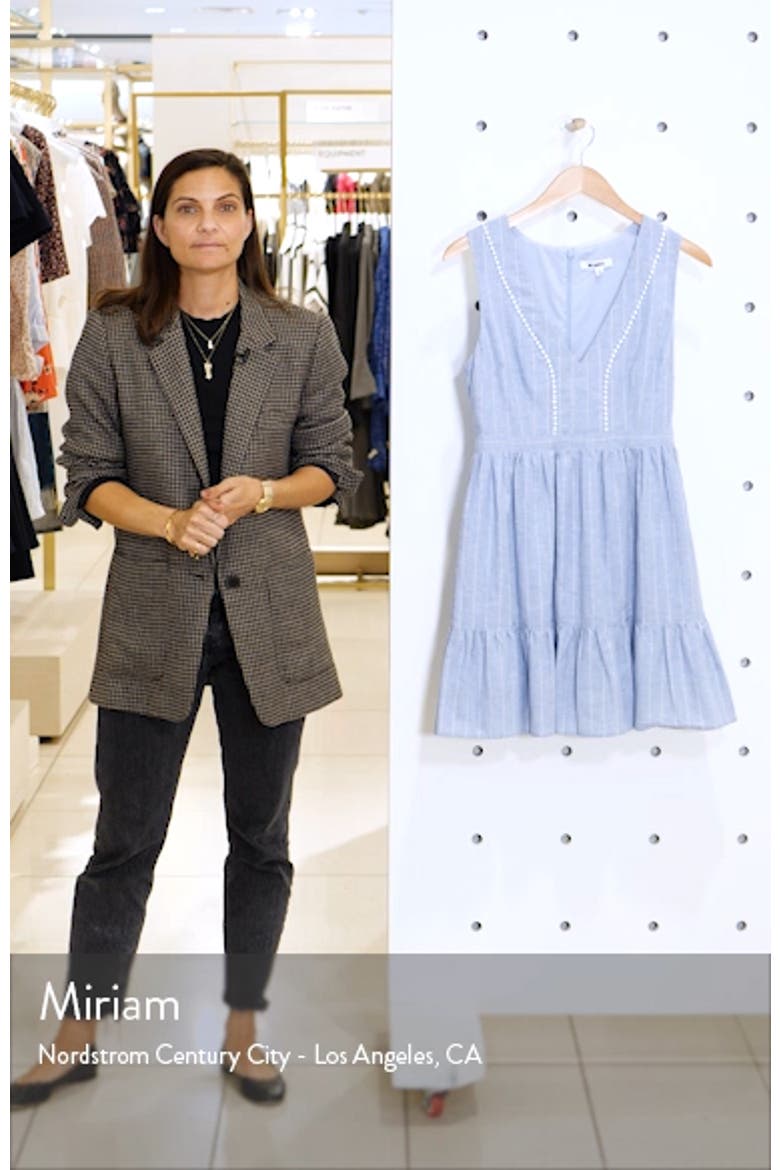 BB Dakota It's a Date Linen & Cotton Sundress video