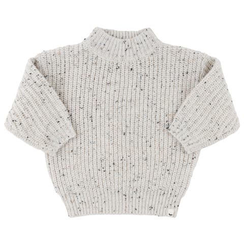 Speckle Knit Grandpa Pullover-Infant