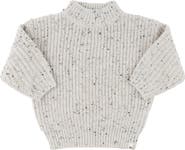 oh baby! Speckle Knit Grandpa Pullover-Infant