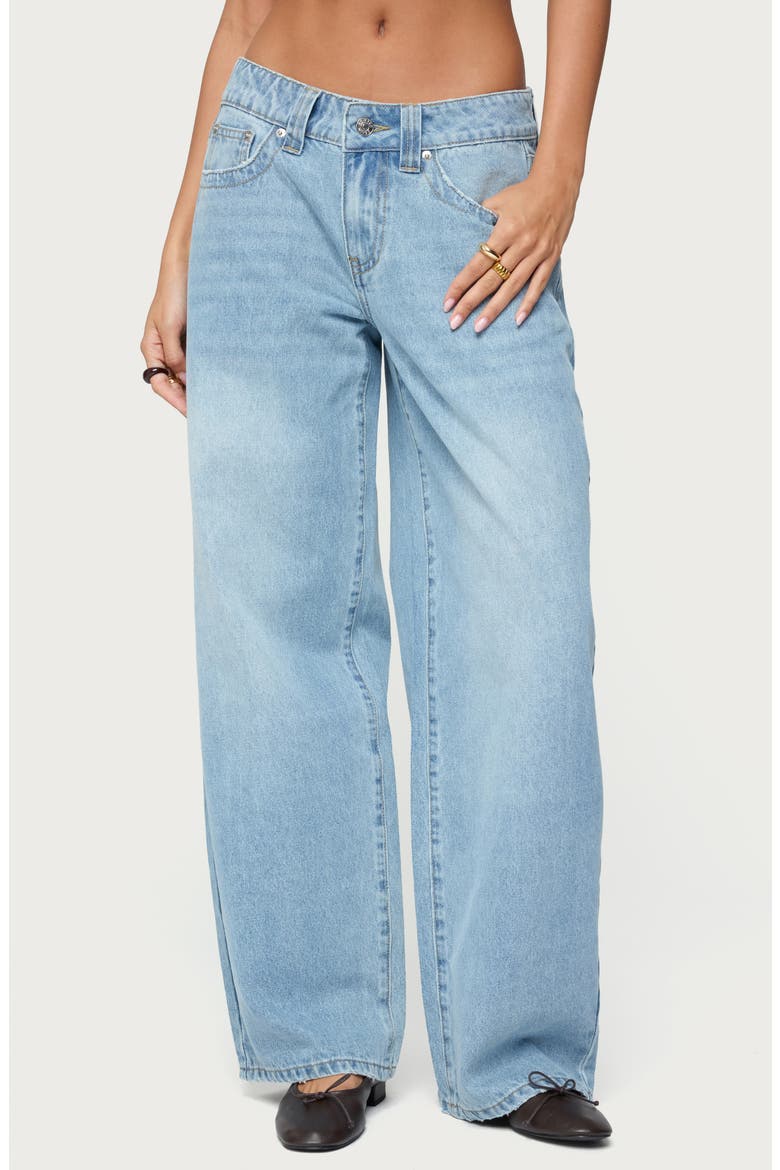 Rivka Straight Leg Jeans, Main, color, LIGHT-BLUE