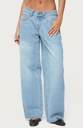 EDIKTED Rivka Straight Leg Jeans