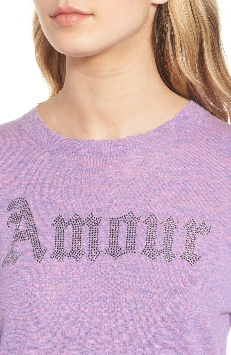 Zadig & Voltaire Miss Bis Cashmere Sweater, Alternate, color, 