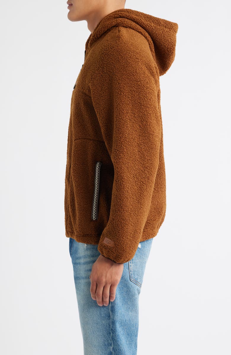 UGG<sup>®</sup> UGGbraid Hoodie, Alternate, color, Deco