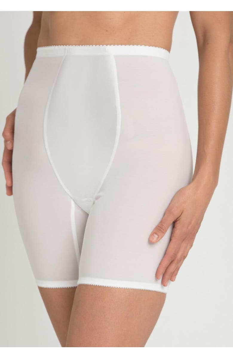 Secret Solutions High-Waist Power Mesh Long Leg Shaper, Alternate, color, Black