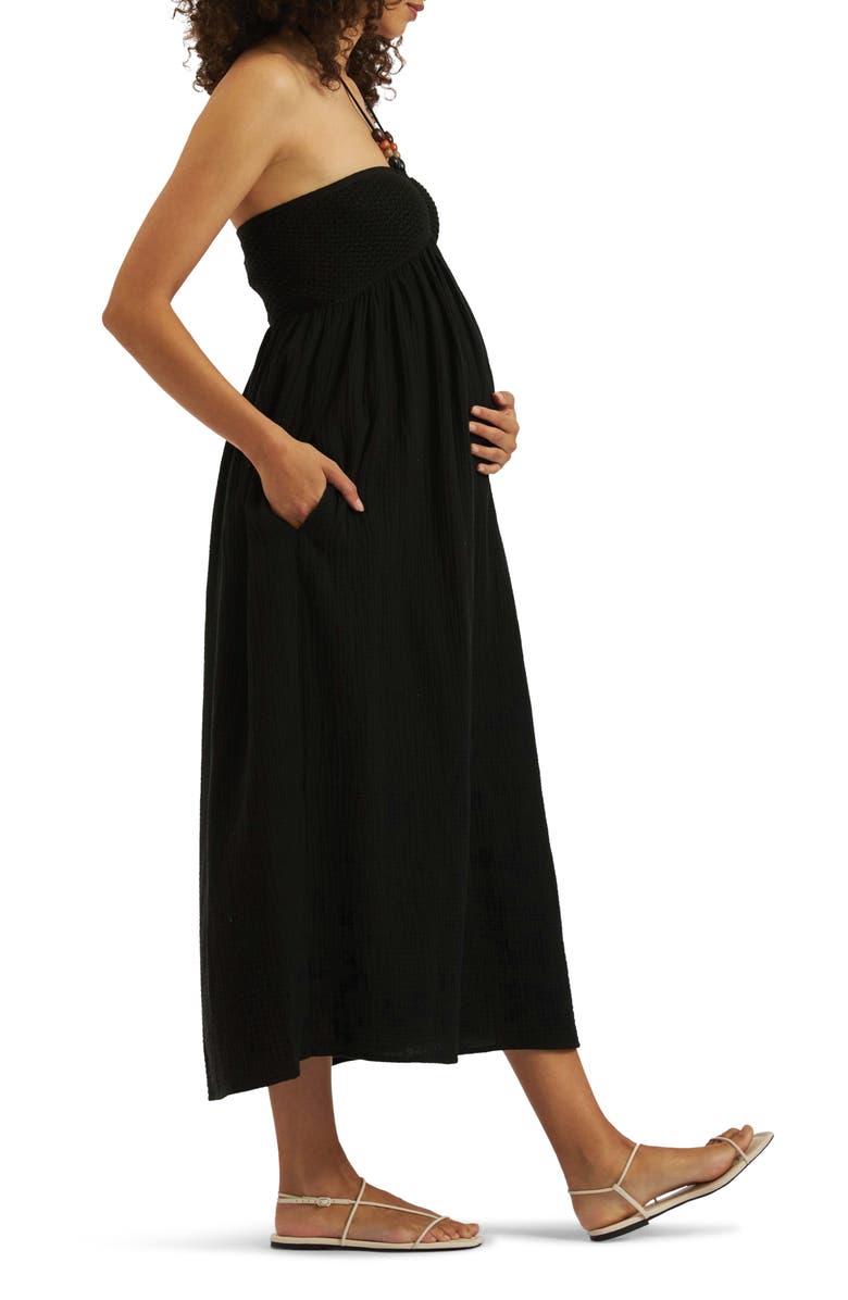 Ripe Maternity Evie Crochet Dress, Alternate, color, 
