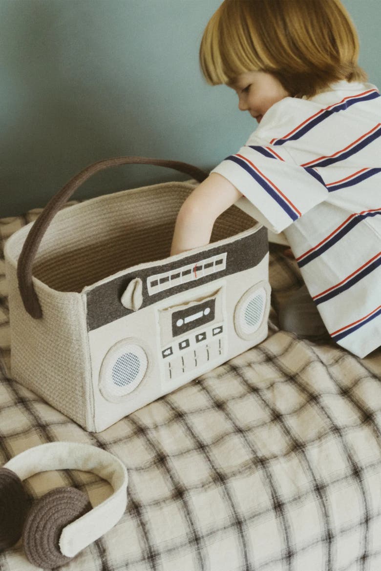 Basket Boombox, Alternate, color, New grey, Dark grey, White