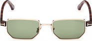 TOM FORD Liam 51mm Rectangular Sunglasses