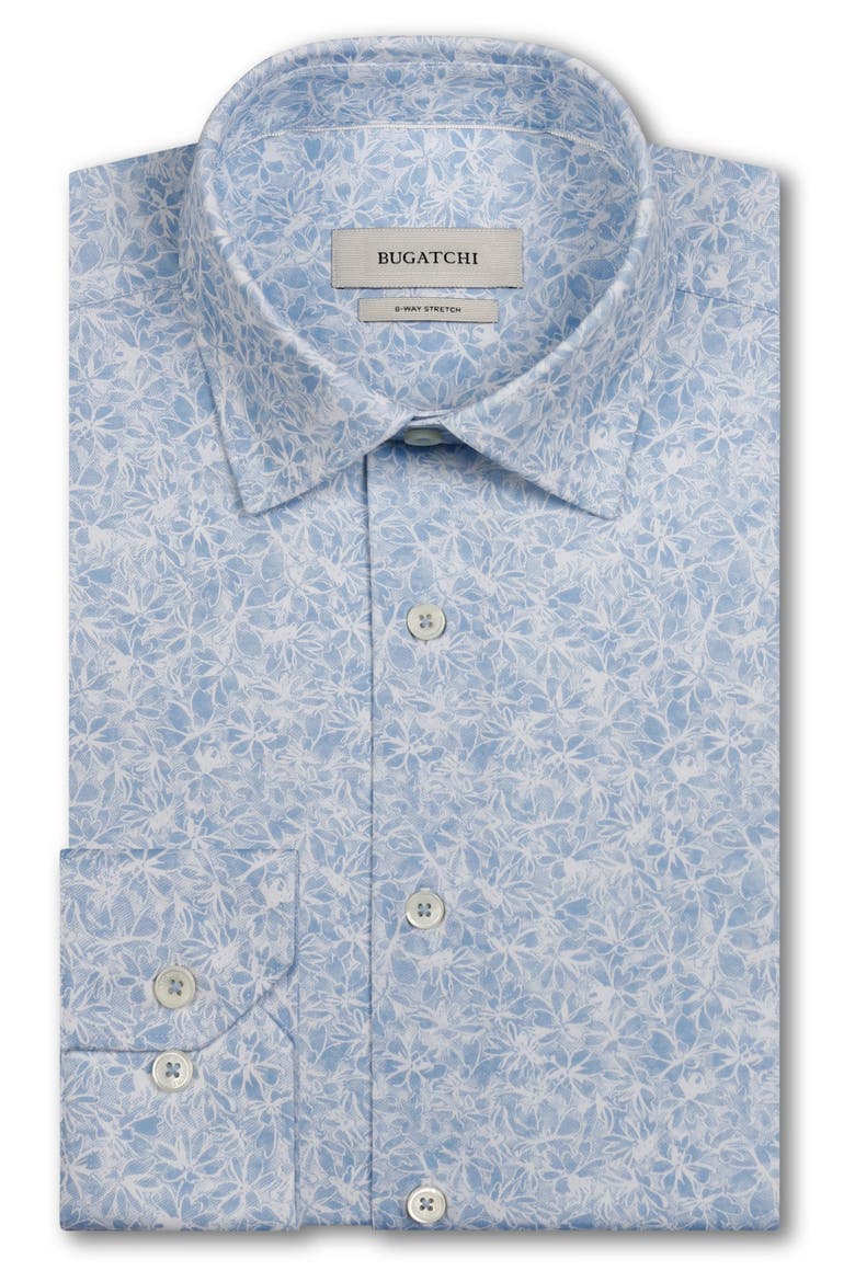 James OoohCotton® Floral Button-Up Shirt, Alternate, color, AIR BLUE