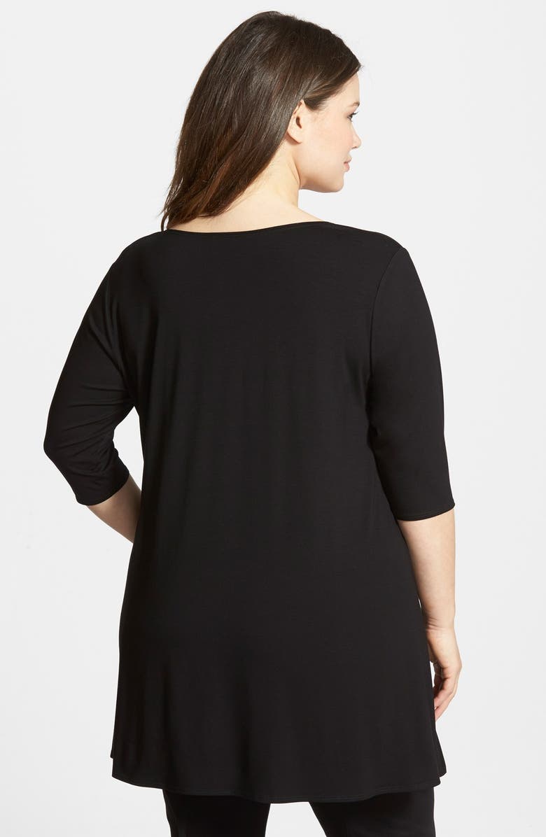 Eileen Fisher V-Neck Tunic, Alternate, color, 