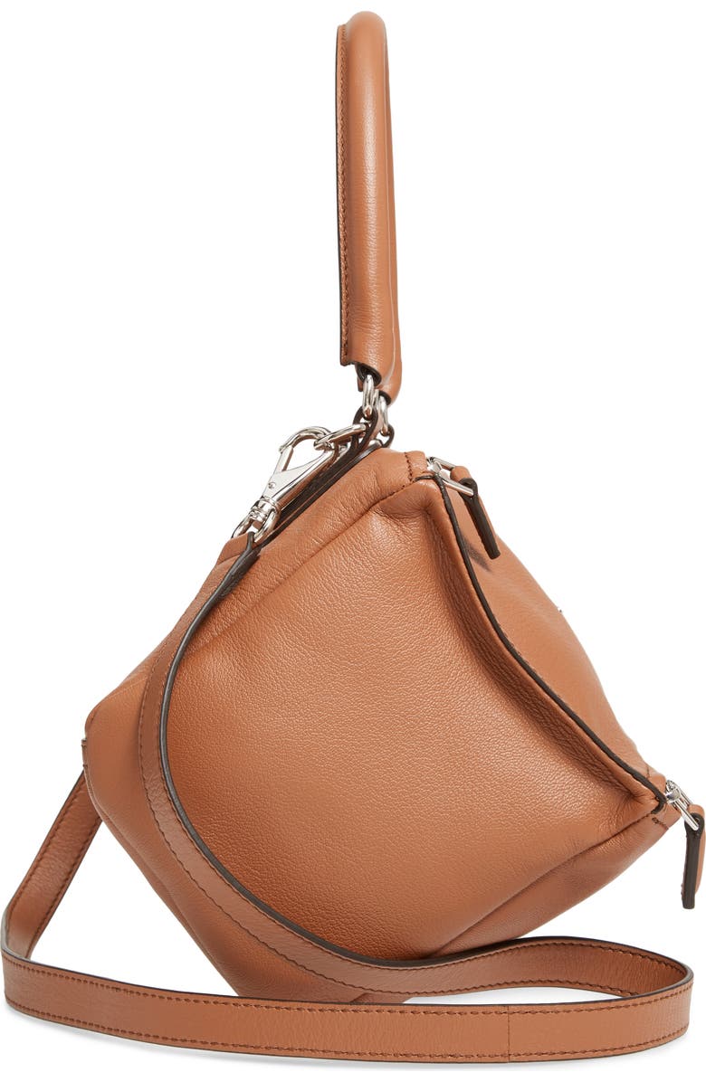 Givenchy Small Pandora Leather Satchel, Alternate, color,