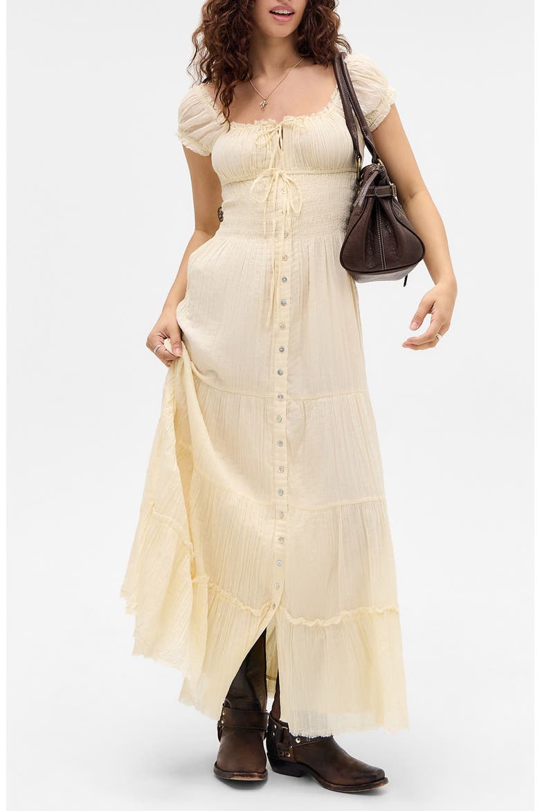 peasant dress for women Renaissance Chemise - Medieval Costume, Cream Taupe Short sleeves Pullover style Material Irish Corset Peasant Dress Women