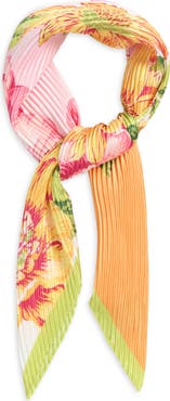 Echo Sunshine Garden Pleated Diamond Scarf