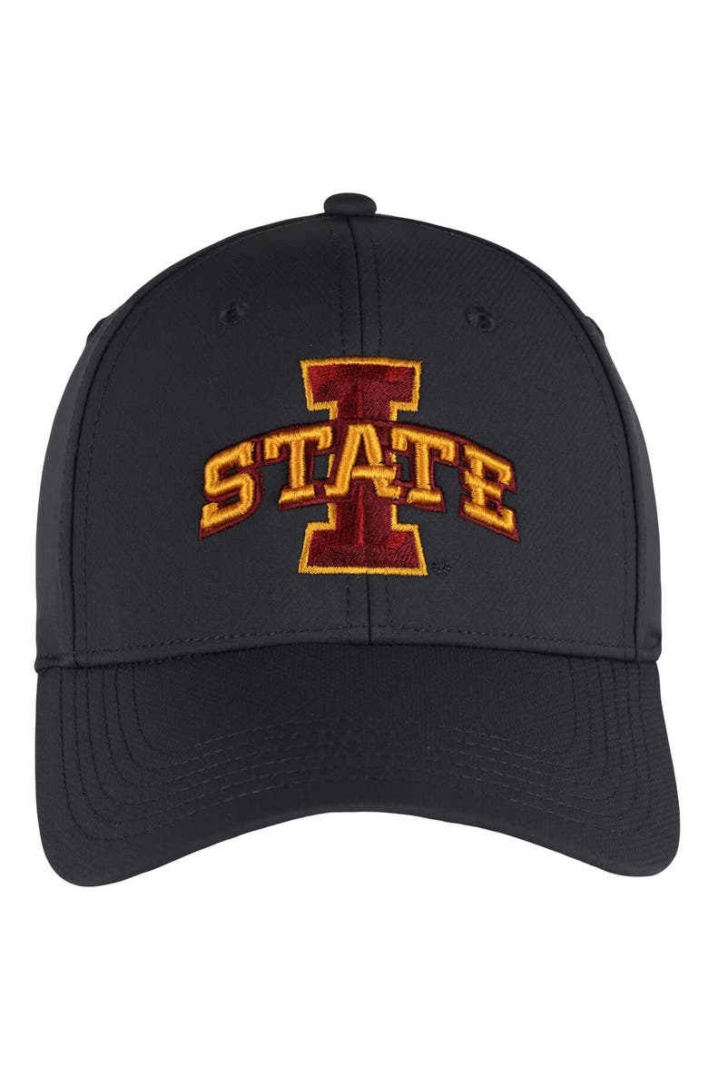 AHEAD Men's Ahead Graphite Iowa State Cyclones Stratus AeroSphere Adjustable Hat, Alternate, color, Graphite