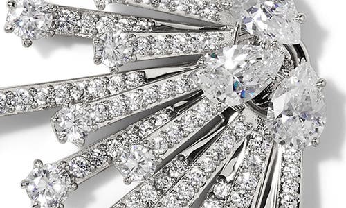 Nadri Starlet Cubic Zirconia Burst Jacket Earrings
