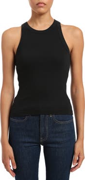 Mavi Jeans Ribbed Stretch Cotton Tank