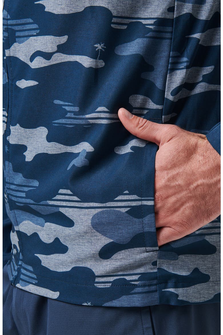 Camo Zip Hoodie, Alternate, color, BLUE NIGHTS
