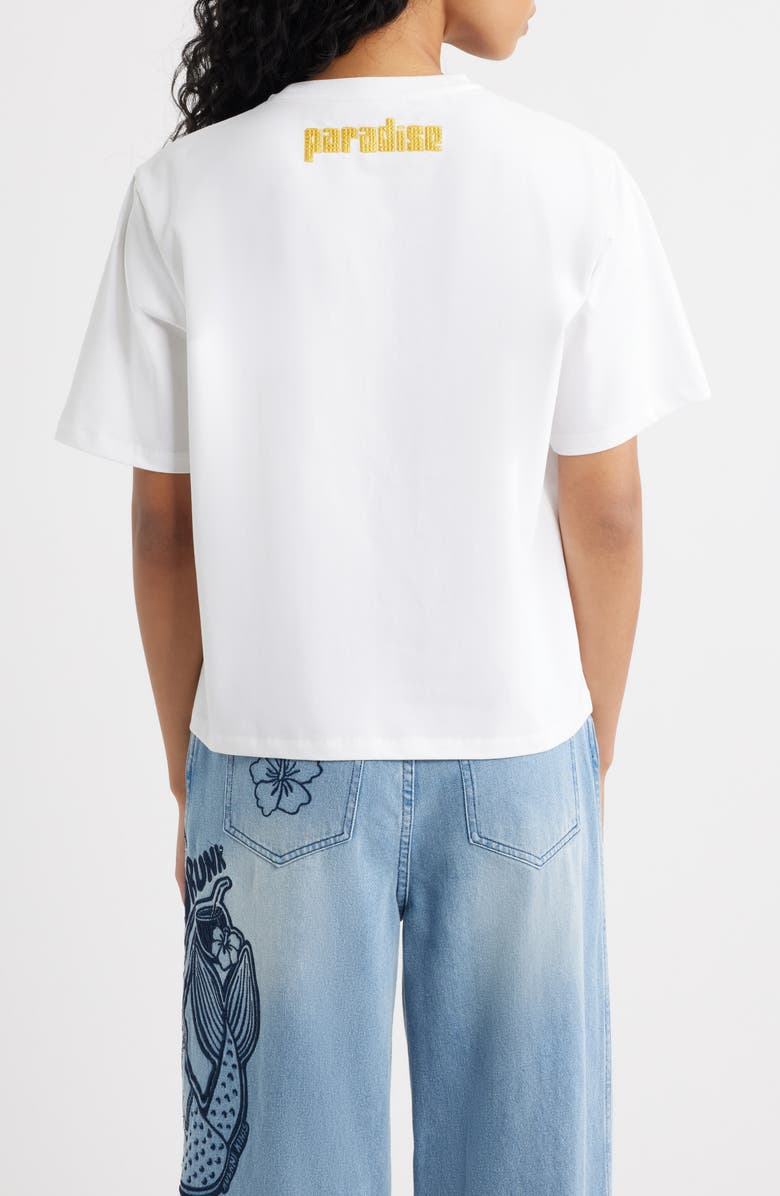 Kulani Kinis Floral Cotton Graphic T-Shirt, Alternate, color, Paradise Punch