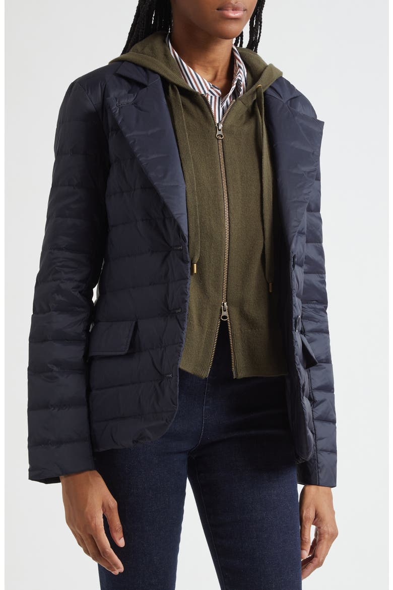 Campbell Down Dickey Jacket, Alternate, color, NAVY