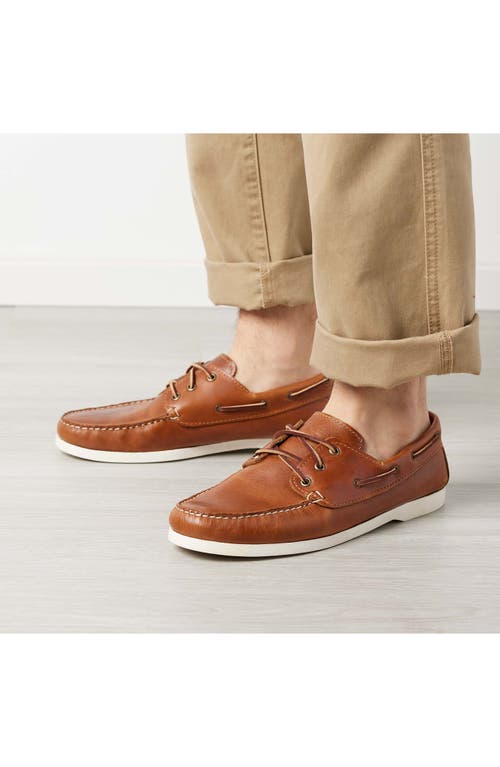 Quoddy Head Boat Shoe In Brown