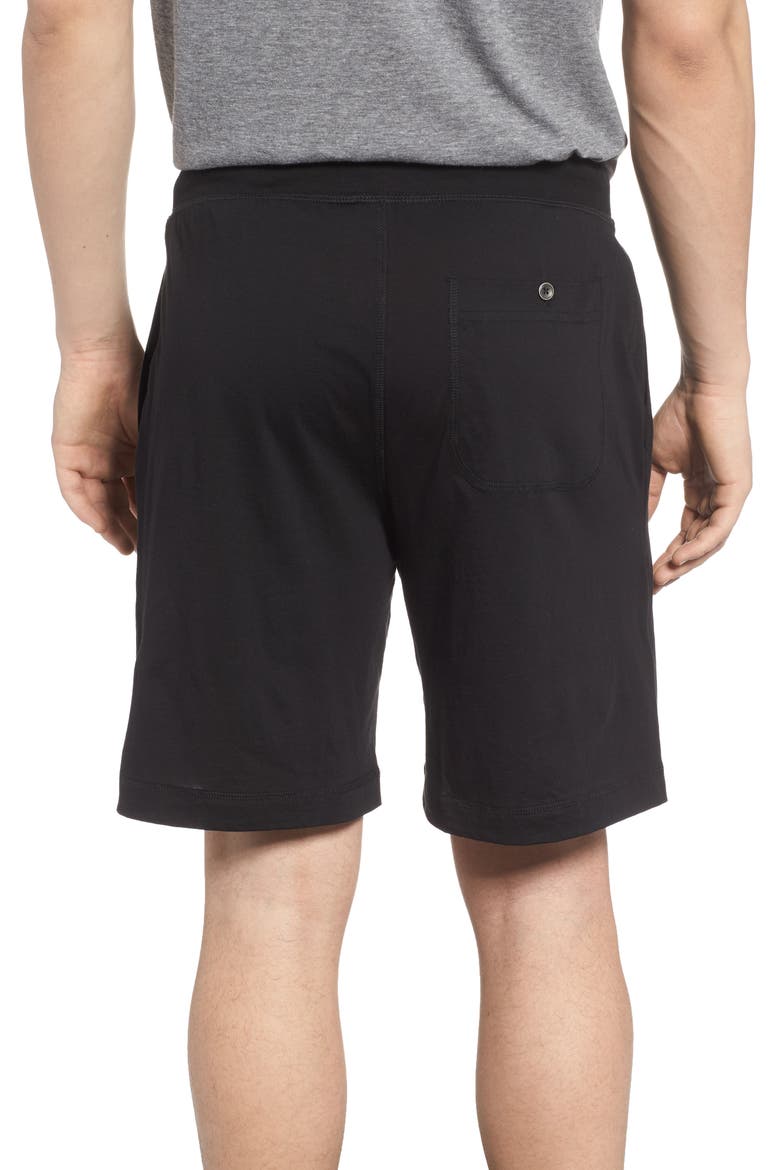 Peruvian Pima Cotton Shorts, Alternate, color, BLACK