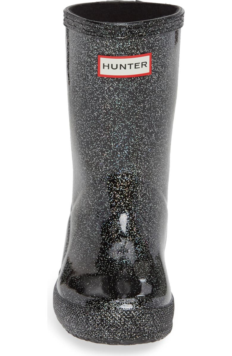 Hunter Kids First Classic Starcloud Glitter Rain Boot, Alternate, color,
