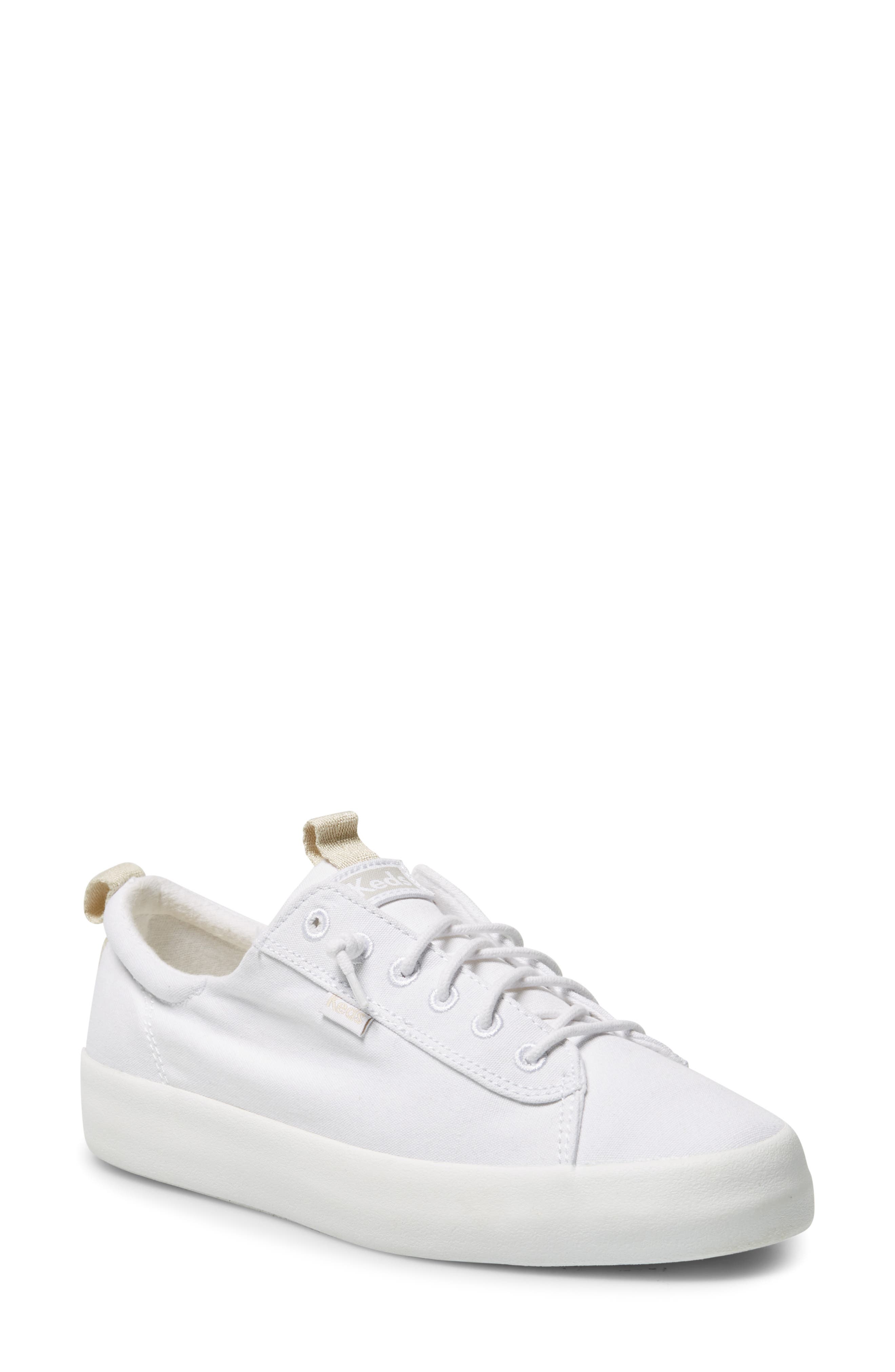 Kickback Sneaker, Main, color, WHITE