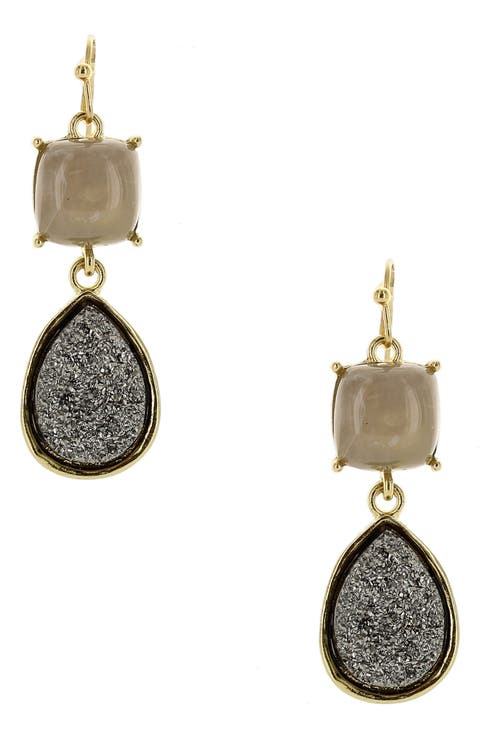 Makena Stone Drop Earrings