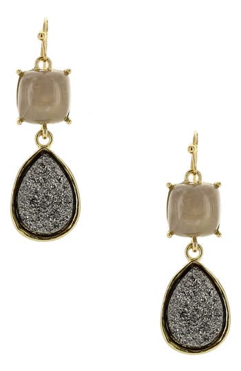 Olivia Welles Makena Stone Drop Earrings
