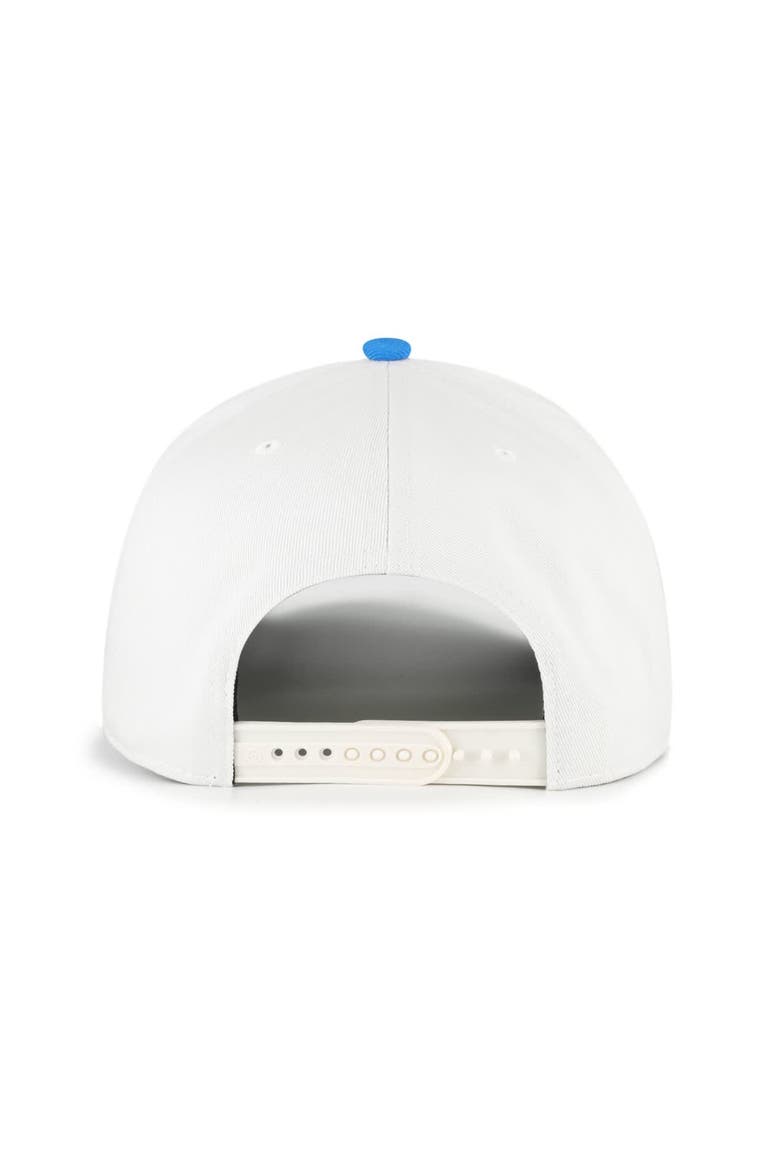 Men's '47  White Detroit Lions Contemporary Two-Tone Hitch Adjustable Hat, Alternate, color, White
