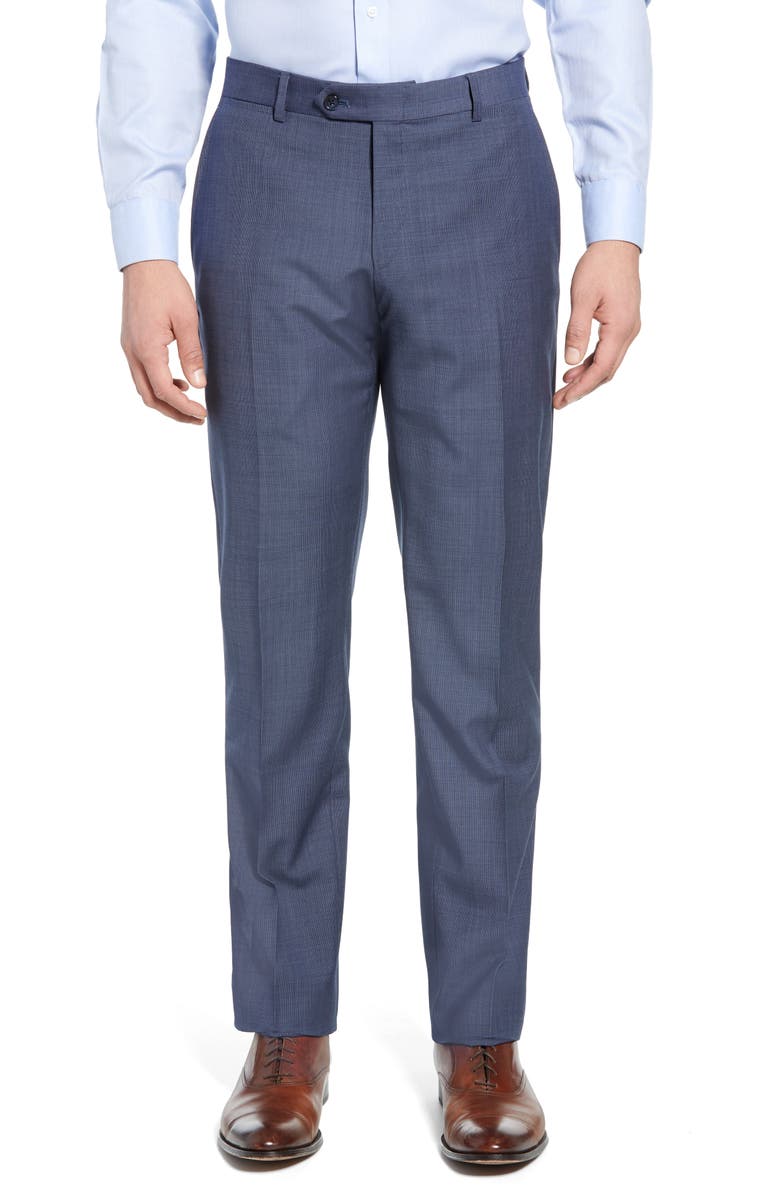 Hart Schaffner Marx Brooklyn Classic Fit Solid Wool Suit, Alternate, color, 