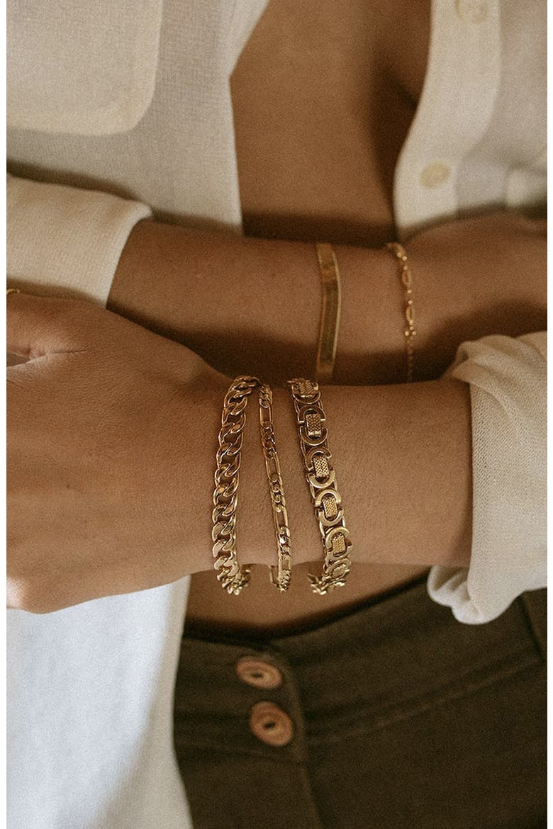 Asher Chain Bracelet, Alternate, color, GOLD