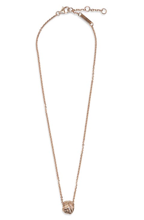 Knot Pendant Necklace