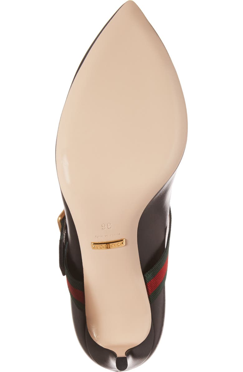 Gucci Mary Jane Pointed Toe Pump, Alternate, color,