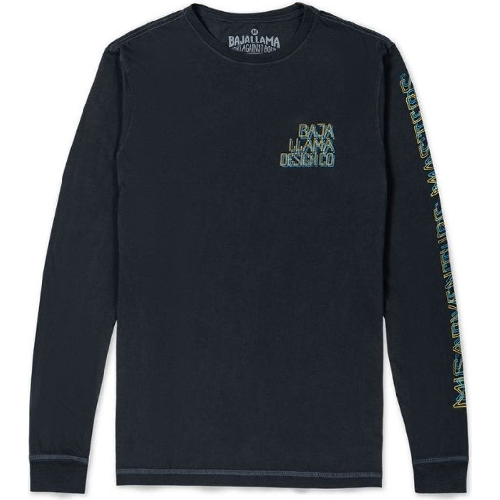 Baja Llama Design Co. Long Sleeve Tee In Black