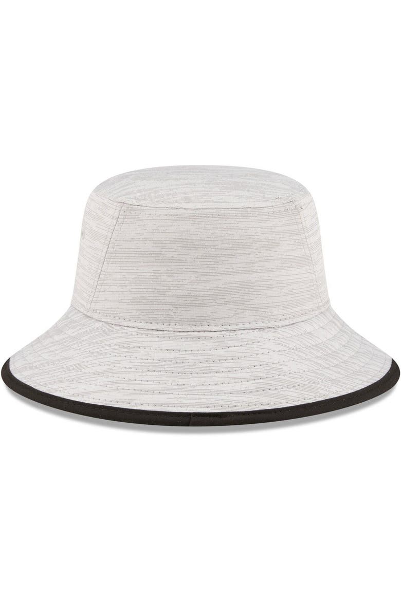 Men's New Era Heathered Gray Inter Miami CF Distinct Bucket Hat, Alternate, color, Heather Gray