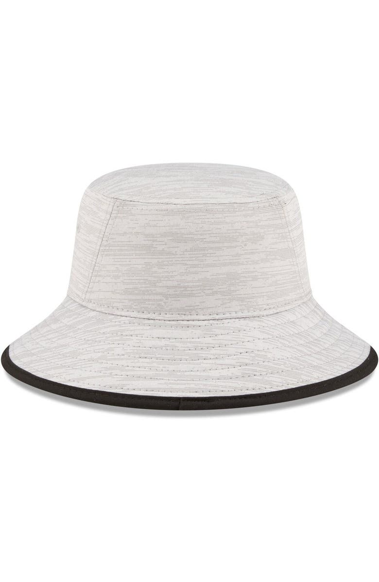 New Era Men's New Era Heathered Gray Inter Miami CF Distinct Bucket Hat, Alternate, color,