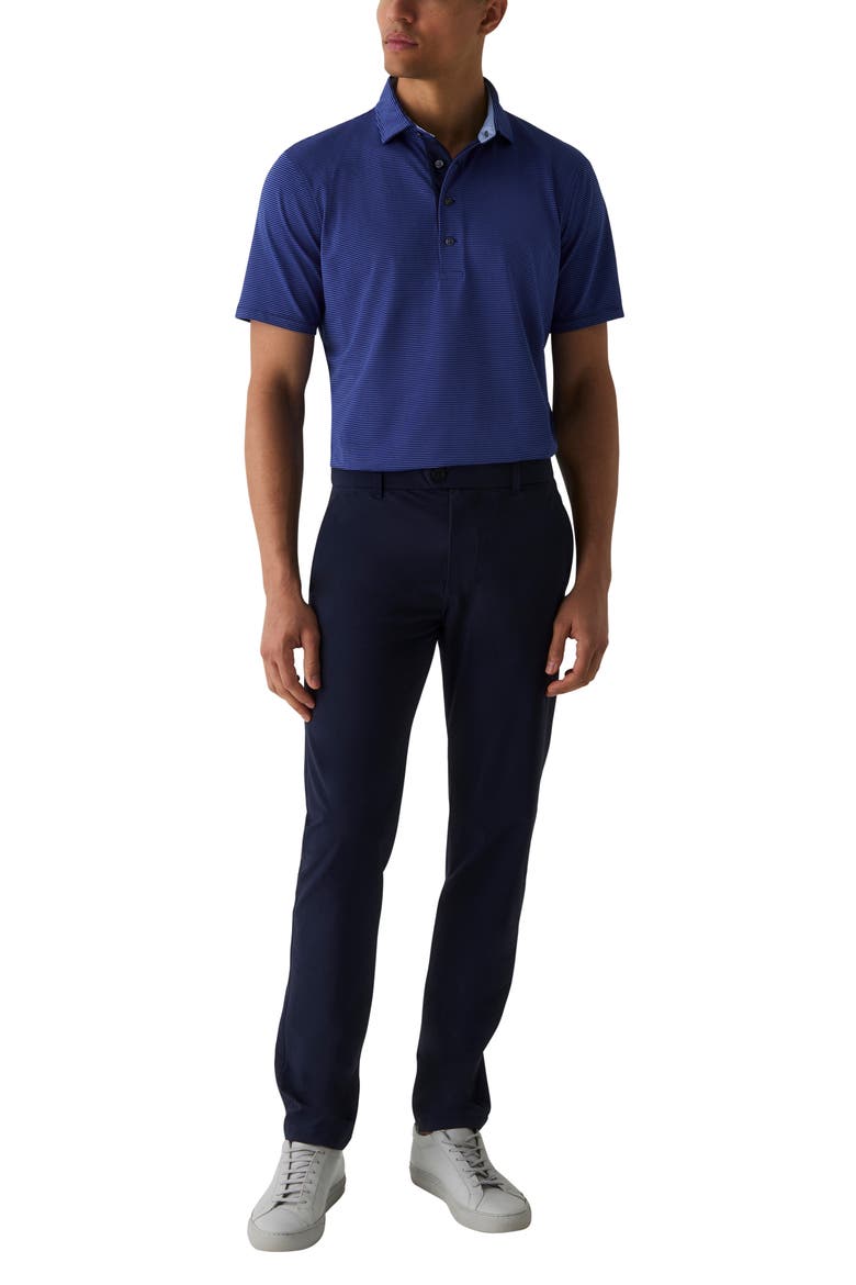 Saranac Stripe Golf Polo, Alternate, color, DART/ MALTESE BLUE