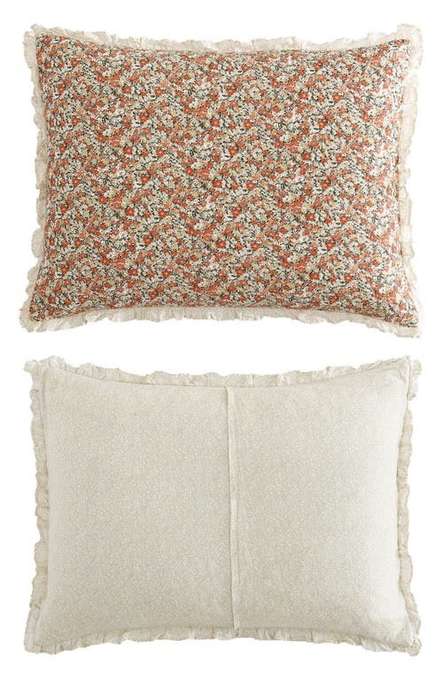 Laura Ashley Loveston Quilt & Sham Set In Terracotta